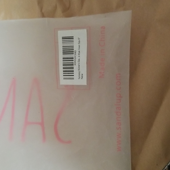 💥3 for $10💥 Sandal Up Khaki Green Sandal Flats - Picture 13 of 15